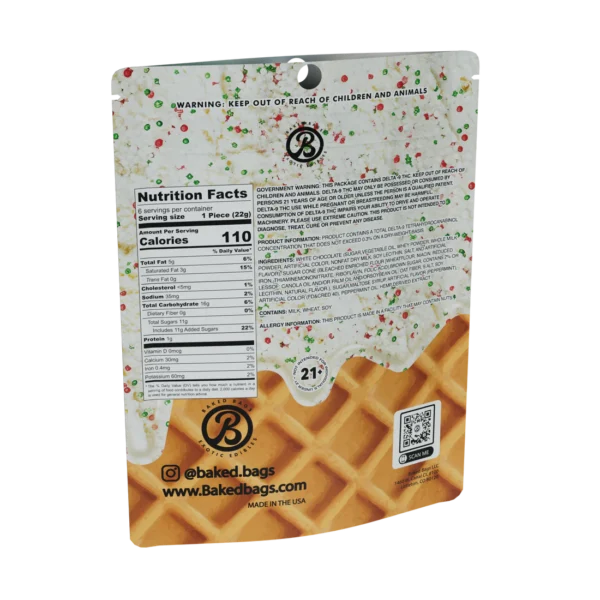 BAKEDBAGS CONED - PEPPERMINT