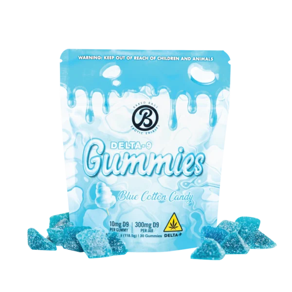 BAKEDBAGS GUMMIES - BLUE COTTON CANDY