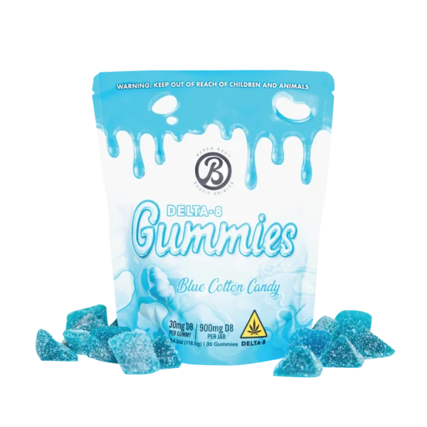 BAKEDBAGS GUMMIES - BLUE COTTON CANDY