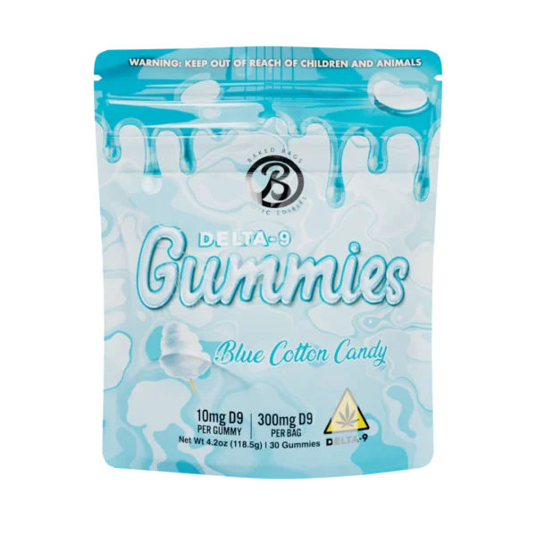 BAKEDBAGS GUMMIES - BLUE COTTON CANDY