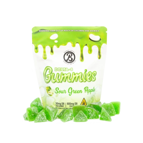BAKEDBAGS GUMMIES - SOUR GREEN APPLE D8