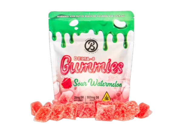 BAKEDBAGS GUMMIES - SOUR WATERMELON D8