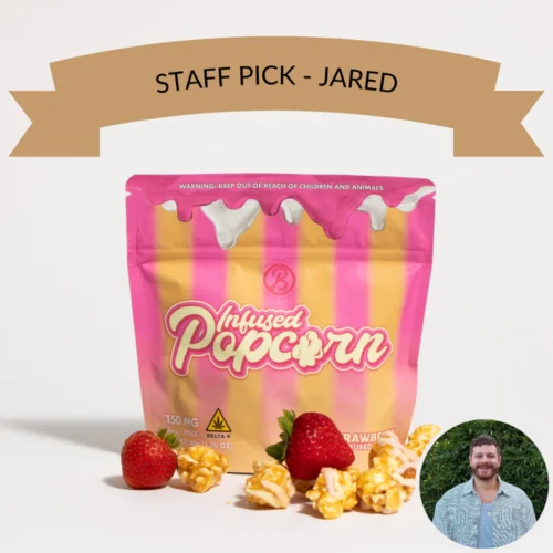 BAKEDBAGS INFUSED POPCORN - STRAWBERRY